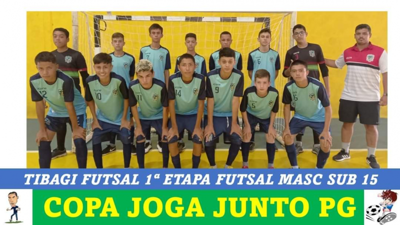 Futsal de base de Tibagi participa de competição em Ponta Grossa
