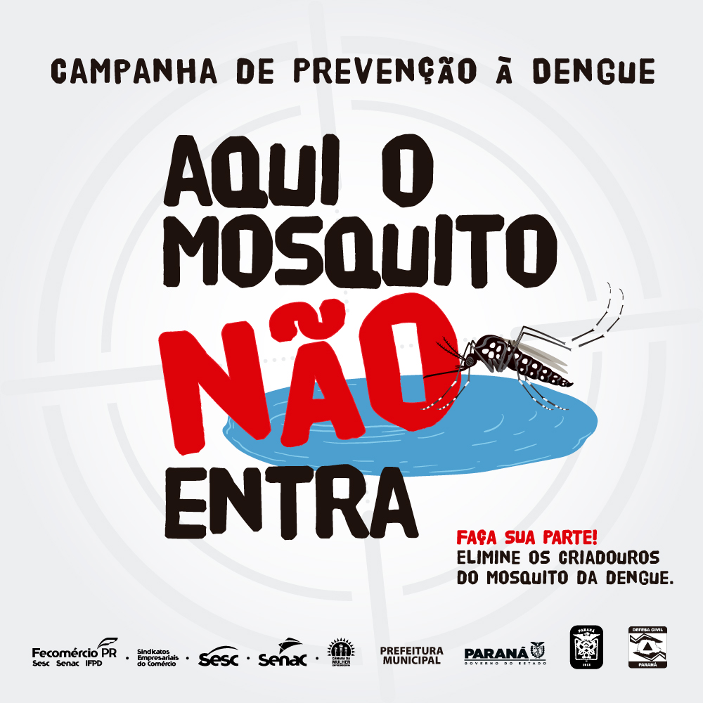 Saúde de Tibagi participa do lançamento de campanha da Fecomércio contra à dengue