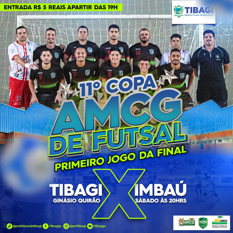 É FINAL DE CAMPEONATO! Tibagi decide a Copa AMCG de Futsal